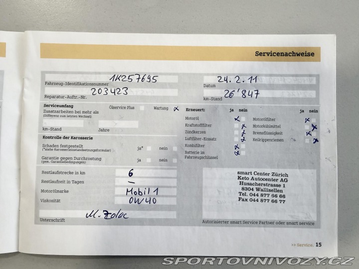 Smart Fortwo 1,0 62kW Cabrio kůže REZE 2009