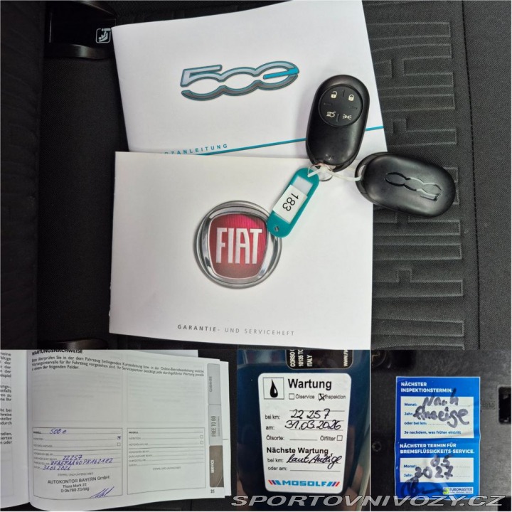 Fiat 500 500e 42kwh 87KW (ODPOČET 2023