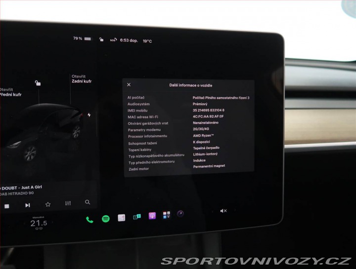 Tesla Model Y Long Range AWD 79kWh, SoH 2022