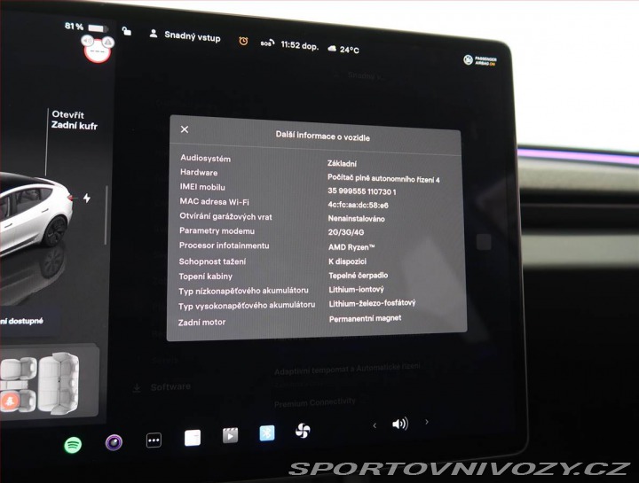 Tesla Model 3 Standard Range 60kWh, SoH 2023