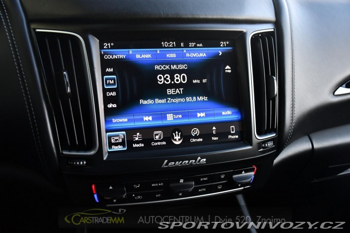 Maserati Levante 3.0D ČR Q4 H/K ACC VZDUCH 2018