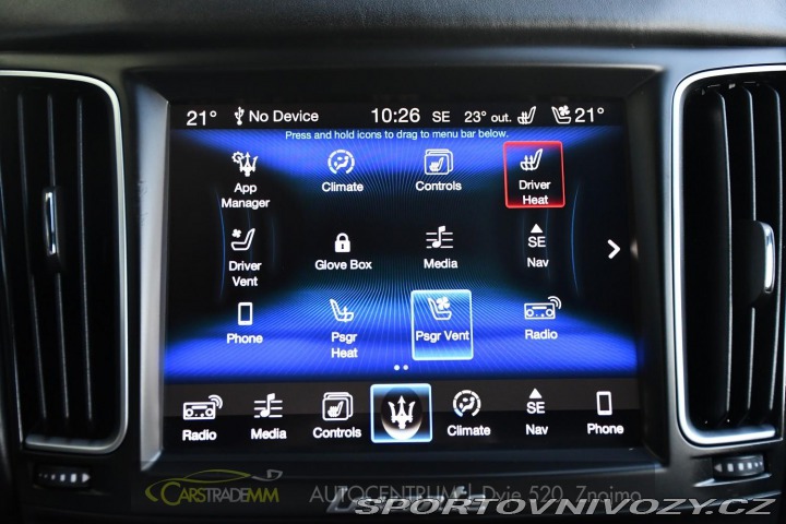 Maserati Levante 3.0D ČR Q4 H/K ACC VZDUCH 2018