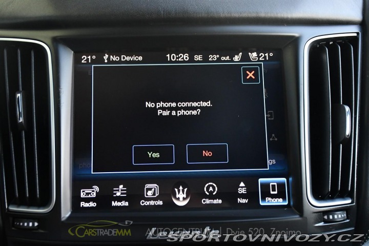 Maserati Levante 3.0D ČR Q4 H/K ACC VZDUCH 2018