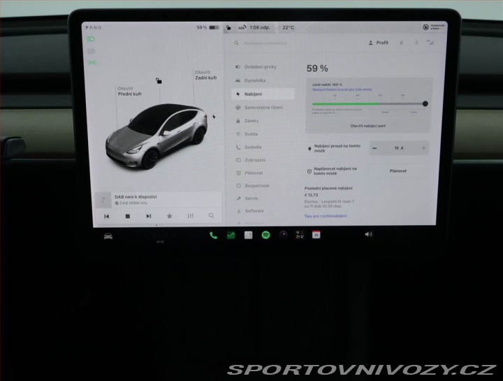 Tesla Model Y Long Range AWD 75kWh, SoH 2021