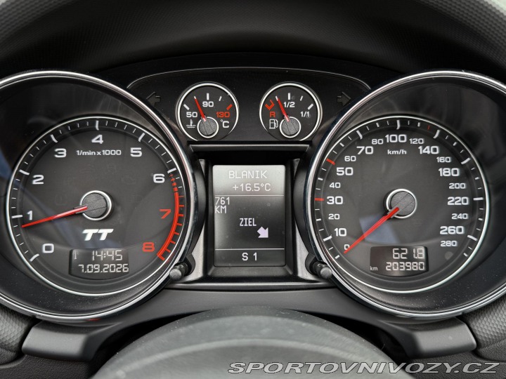 Audi TT 2,0 TFSI REZERVACE 2012