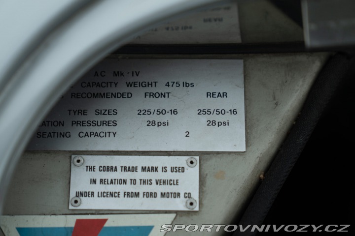 Ostatní značky Ostatní modely autokraft AC COBRA MK IV 1987