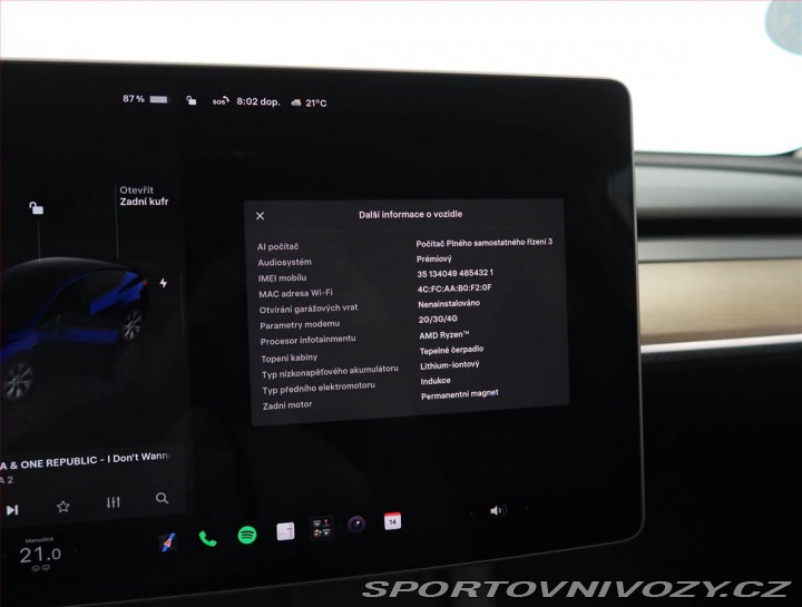 Tesla Model Y Long Range AWD 79kWh, SoH 2023