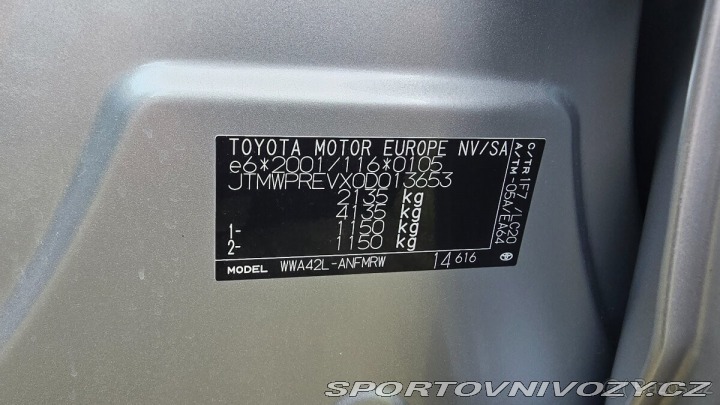 Toyota Ostatní modely RAV4 2,0 D-4D 105 kW, 2WD, r 2016