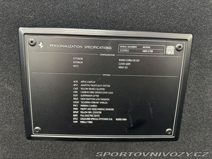 Ferrari 488 GTB*LIFT*CAMERA*QUIO*DPH* 2018