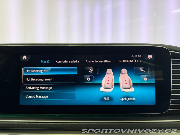 Mercedes-Benz Ostatní modely GLS d 4MATIC AMG, MASÁŽE, BUR 2021