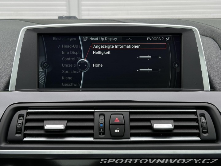 BMW 6 640d Coupé 8AT 230kW Head 2012