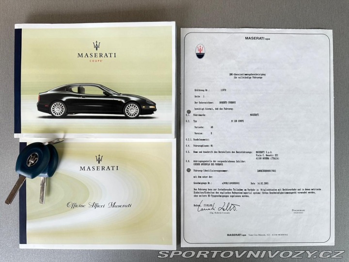 Maserati 3200 GT 4200 GT 287kW V8 Cambioco 2006
