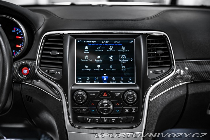 Ostatní značky Ostatní modely Jeep Grand Cherokee TrackHawk PANORAMA/KAMERA 2018