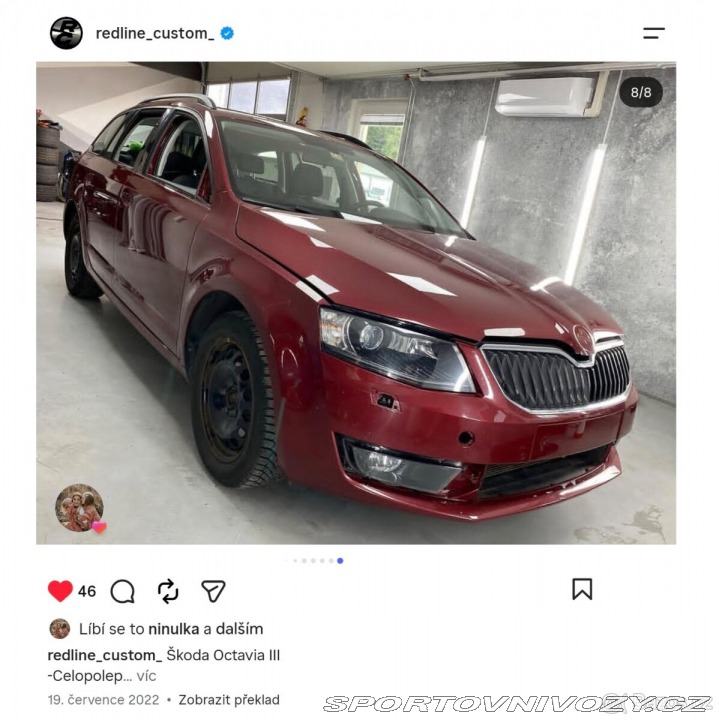 Škoda Ostatní modely Octavia 2,0 TDI 110 kW 4×4 2015
