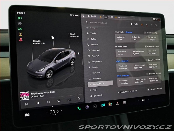 Tesla Model Y Long Range AWD 79kWh, SoH 2022