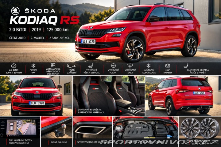 Škoda Kodiaq RS 2,0   RS BiTdi 220kW 2019