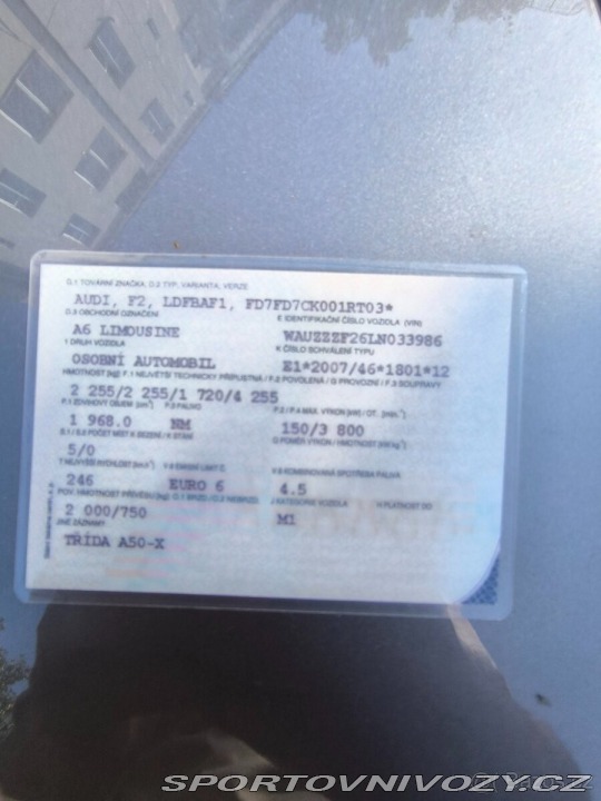 Audi A6 2,0 2020