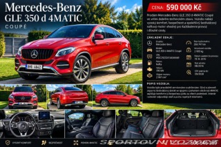 Mercedes-Benz Ostatní modely GLE 3,0   350 d 4MATIC Coupé 1800
