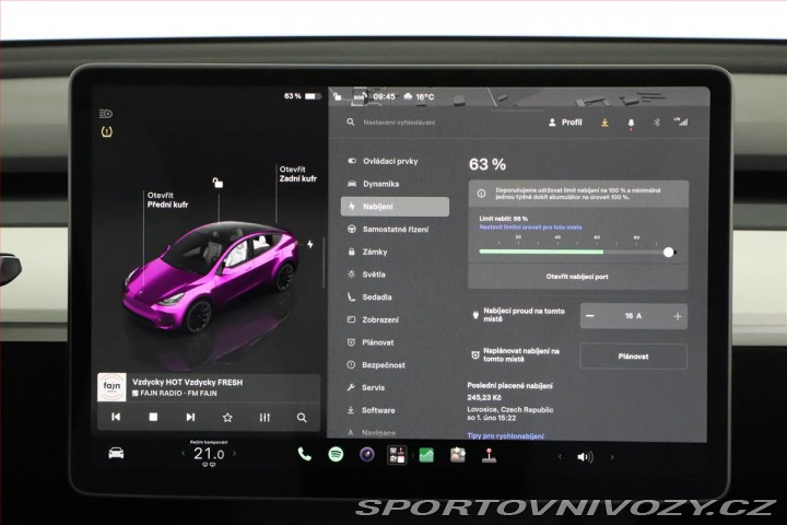 Tesla Model Y RWD LFP 60kWh, SoH 95% 2024