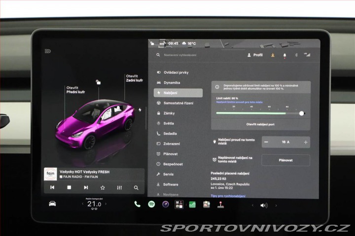 Tesla Model Y RWD LFP 60kWh, SoH 95% 2024