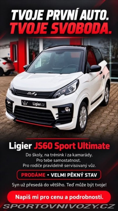 Ostatní značky Ostatní modely Ligier JS 60 SPORT ULTIMATE 1800