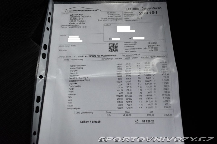 Audi SQ7 TDI PPF*TAŽNÉ*KERAMIKY*ČR 2018