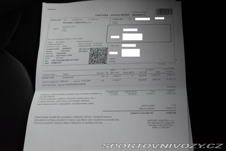 Audi SQ7 TDI PPF*TAŽNÉ*KERAMIKY*ČR 2018