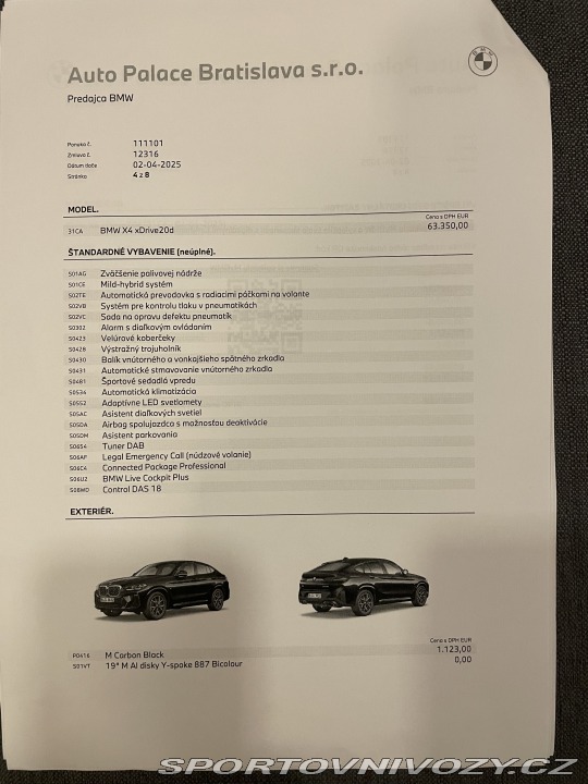 BMW X4 20d 4drive 2025