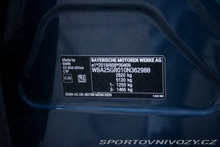 BMW X3 G45 40d xDrive M Sport / 2025