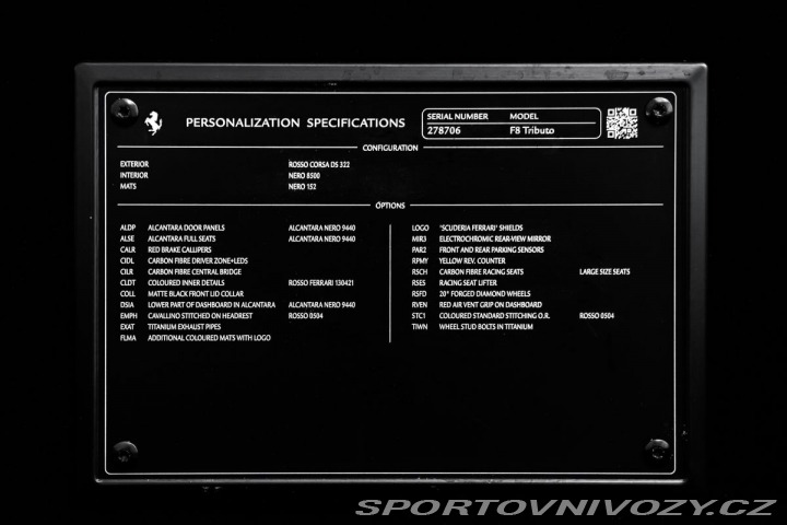 Ferrari Ostatní modely CZ*Karbon*TOP 2022