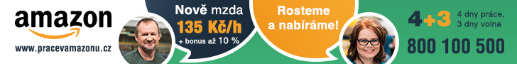 Nové pracovní příležitosti v Amazonu! Nabízíme různé pracovní pozice včetně manažerských v našem distribučním centru blízko Prahy!