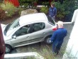 Peugeot 206 na schodech