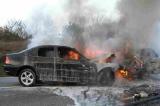 BMW a Audi v plamenech